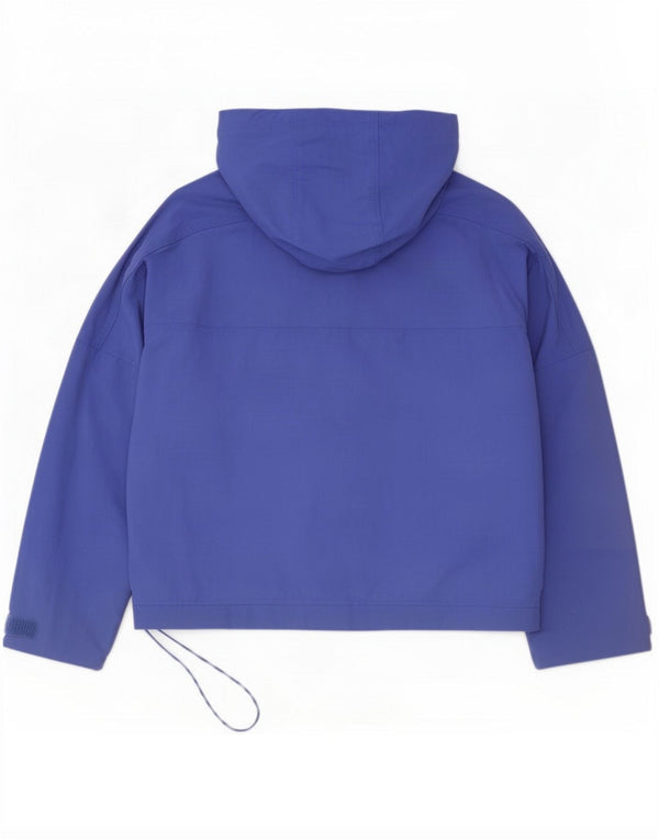 Jachetă de ploaie supradimensionată pentru femei cu glugă Patagonia UK 6 XS Blue Nylon