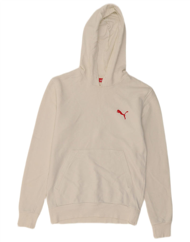 Pulover pentru bărbați Puma Graphic Hoodie XS Bumbac alb
