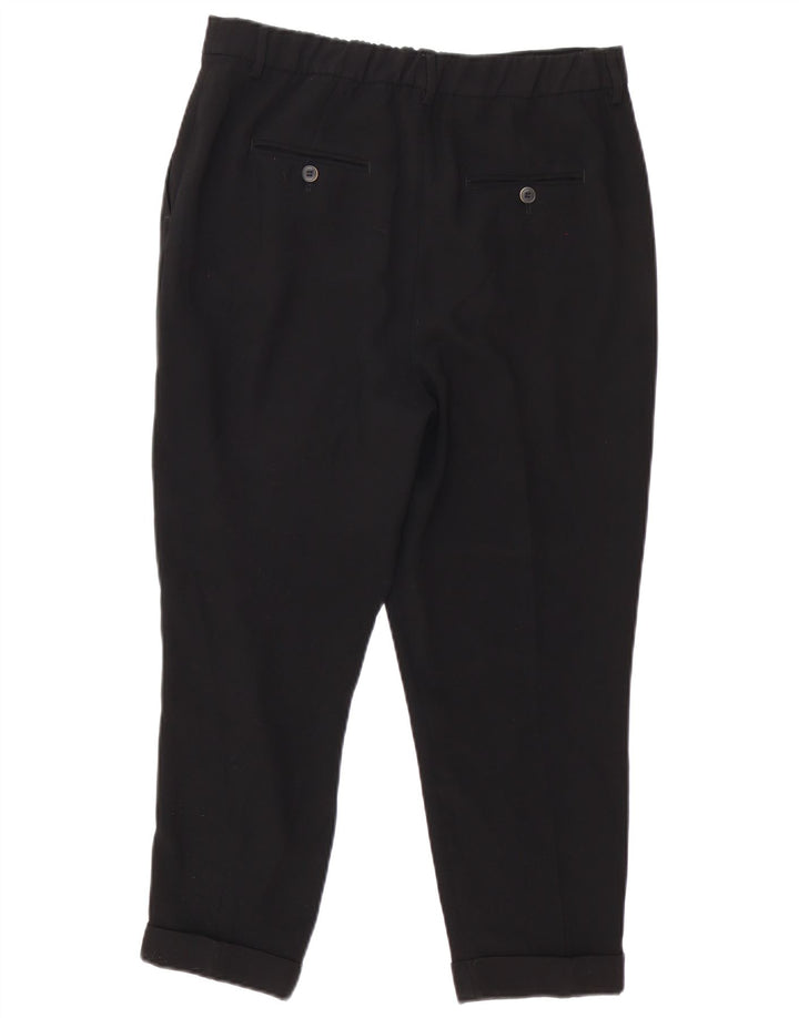 Pantaloni Capri conici pentru femei Zara Mediu L30 L23 Negri