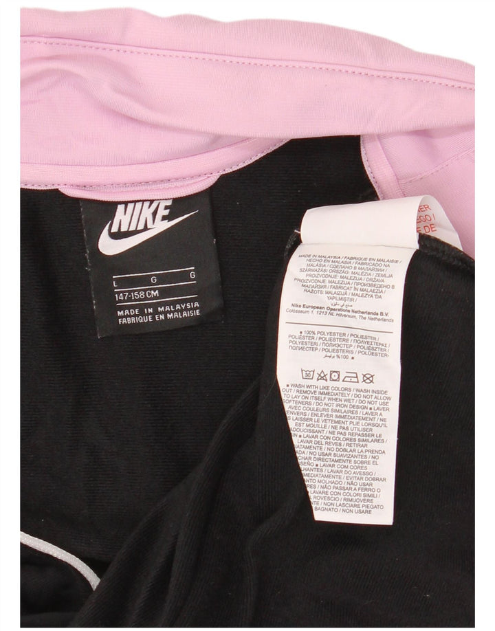 Jachetă de trening pentru băieți Nike 12-13 ani, mare, roz, poliester color bloc