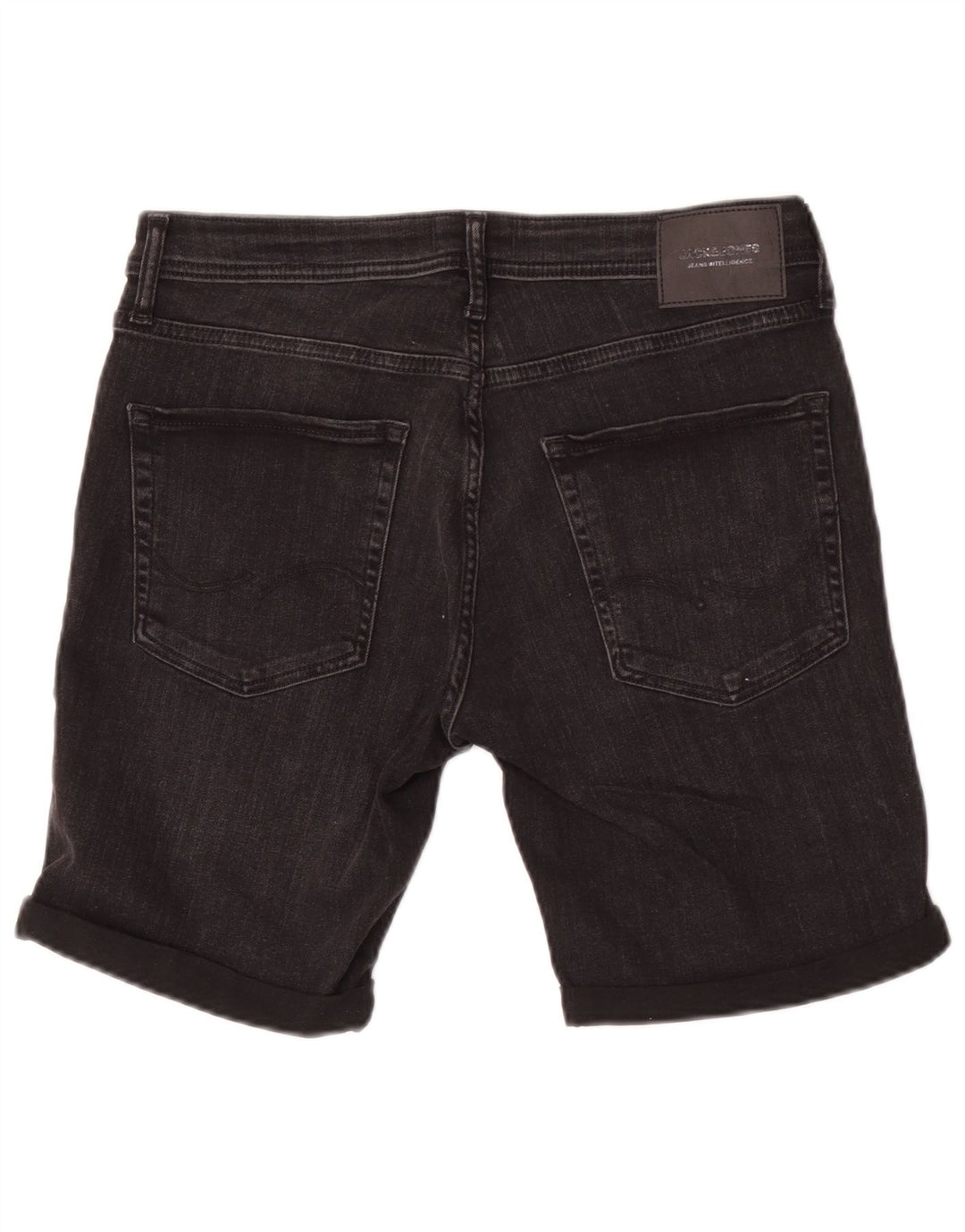 Pantaloni scurți din denim Jack & Jones pentru bărbați, mediu W32, bumbac negru