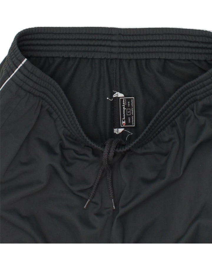 CHAMPION Mens Tracksuit Trousers Large Grey Polyester Vintage Champion and Second-Hand Champion from Messina Hembry 