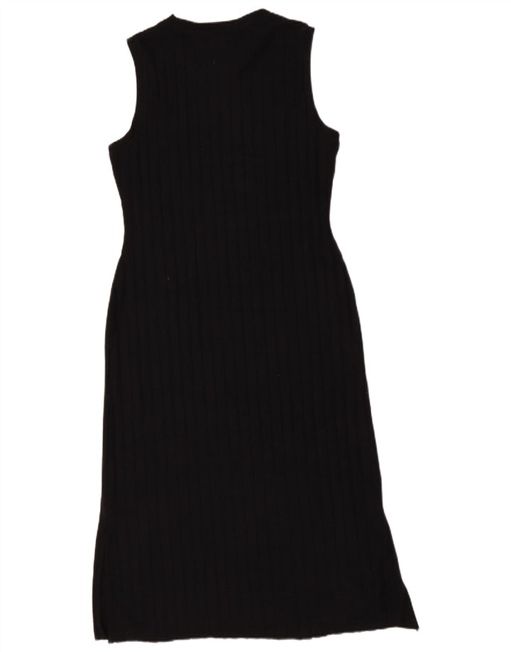 Rochie pentru femei Marks & Spencer, fără mâneci, poliester negru mare UK 14