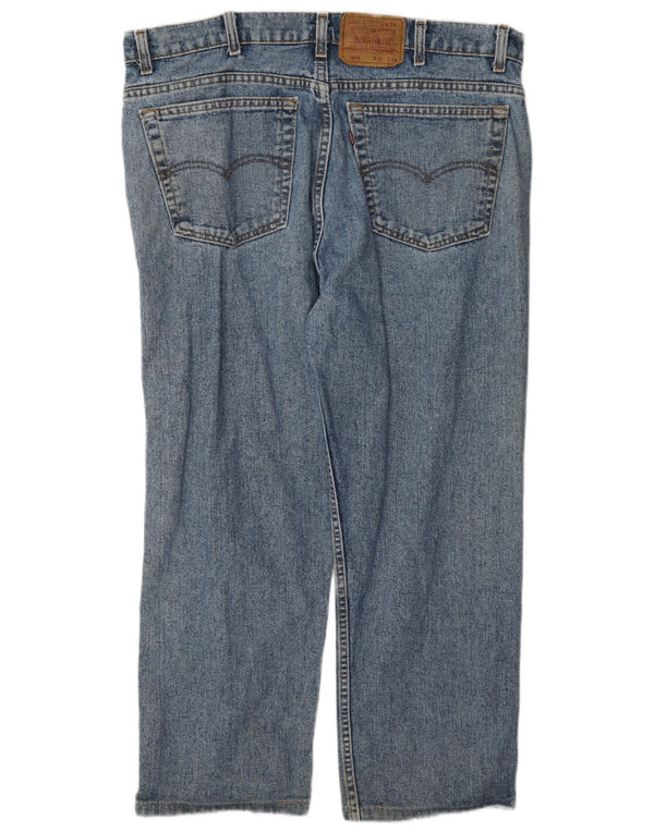 Blugi drepti pentru bărbați Levi's 505 W40 L26 Bumbac albastru
