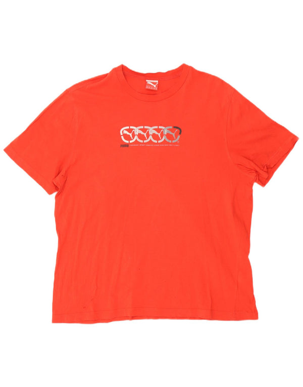 Tricou grafic Puma pentru bărbați Top 2XL Portocaliu