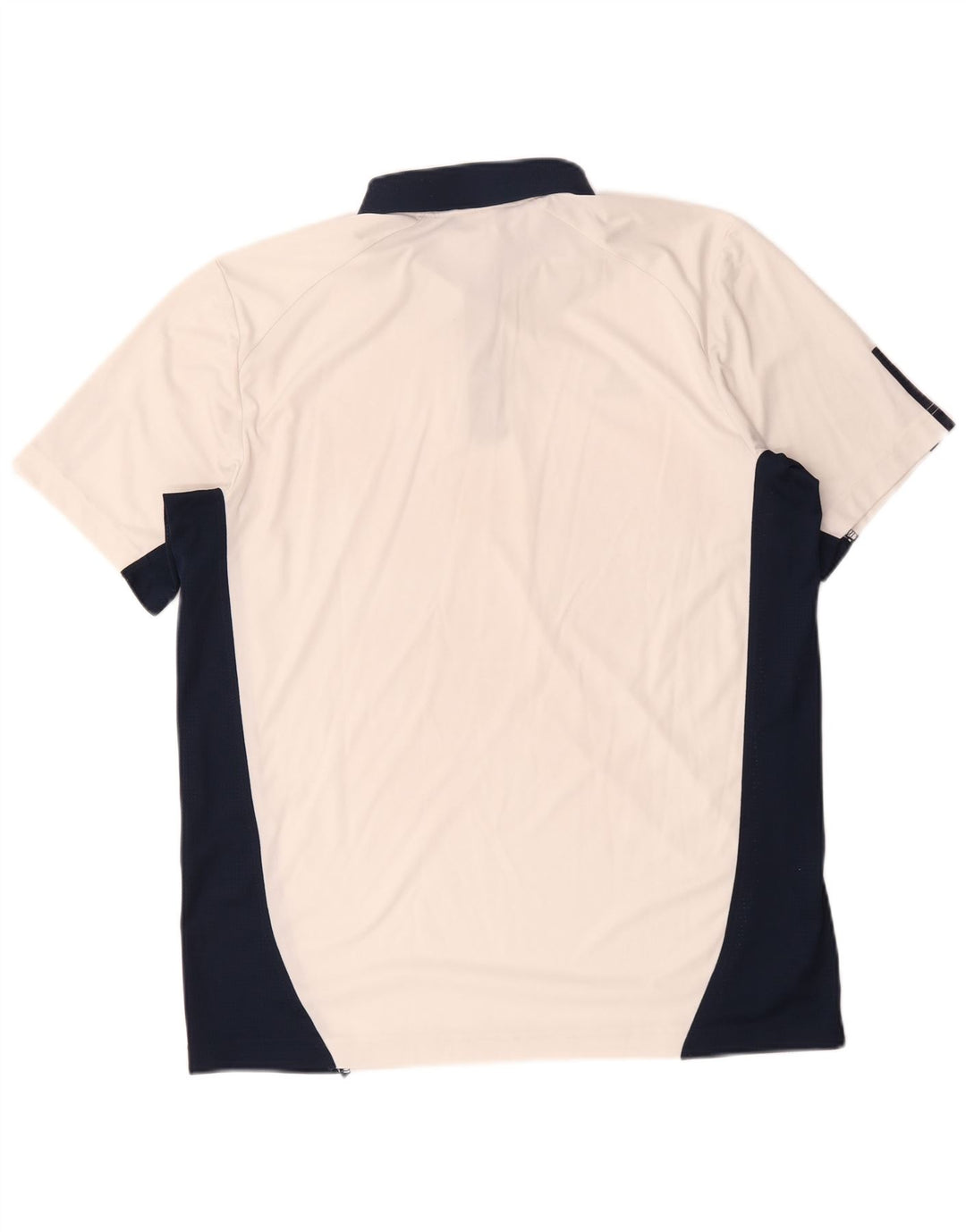 Tricou polo Adidas Climacool pentru bărbați, mare, alb, din bumbac color bloc