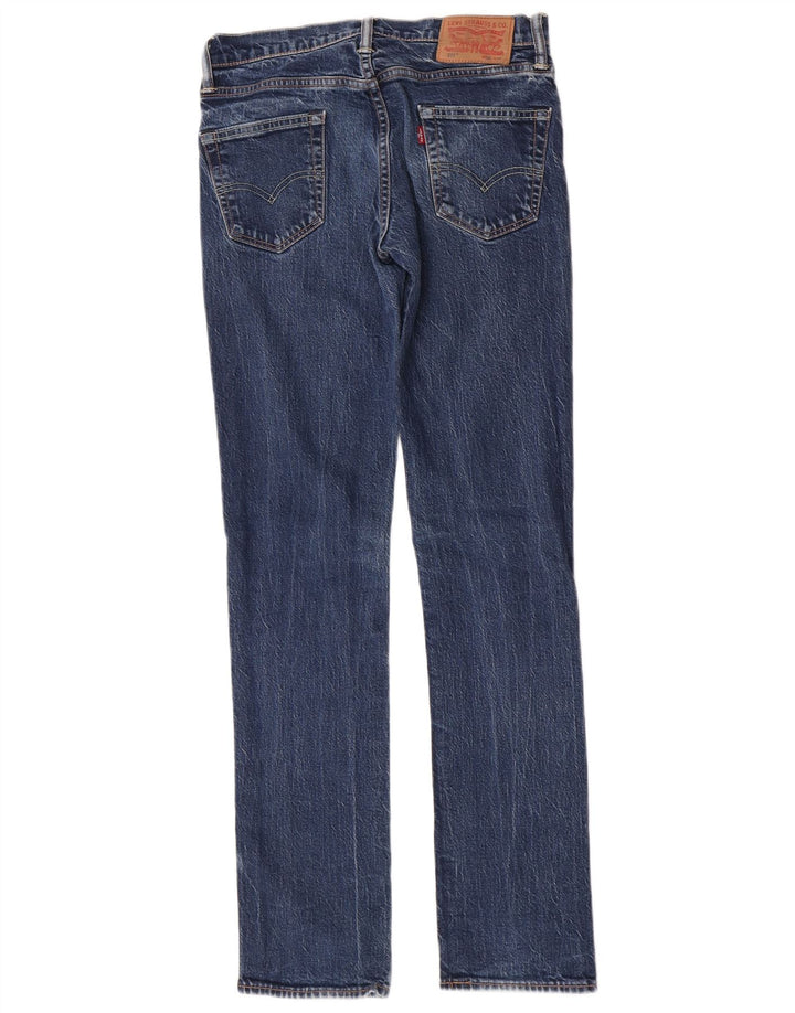 Blugi Levi's 511 Slim pentru bărbați W30 L34 Bumbac albastru