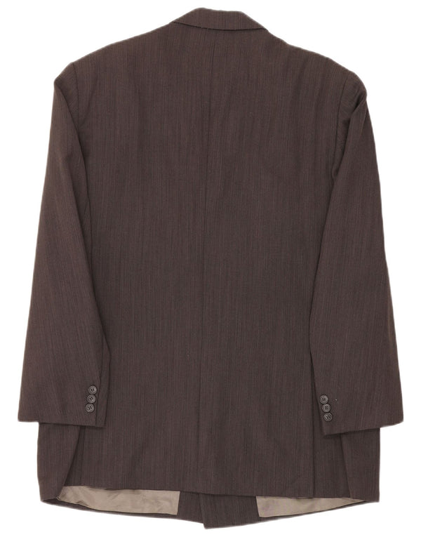 Jachetă pentru bărbați Trussardi cu două piepturi IT 52 XL, gri cu dungi