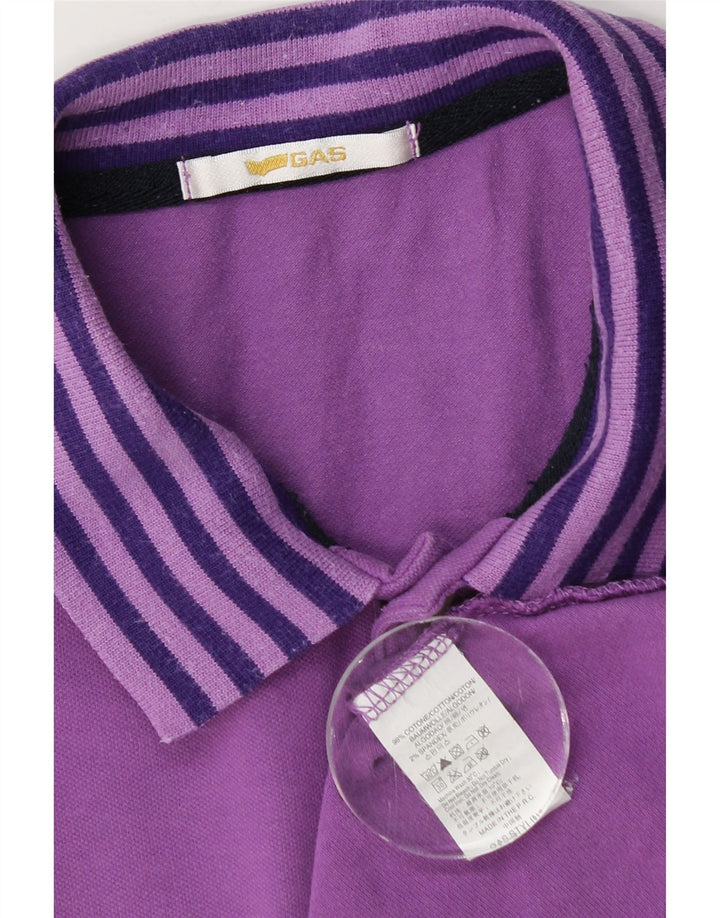 Cămașă polo pentru bărbați Gas Bumbac violet mic