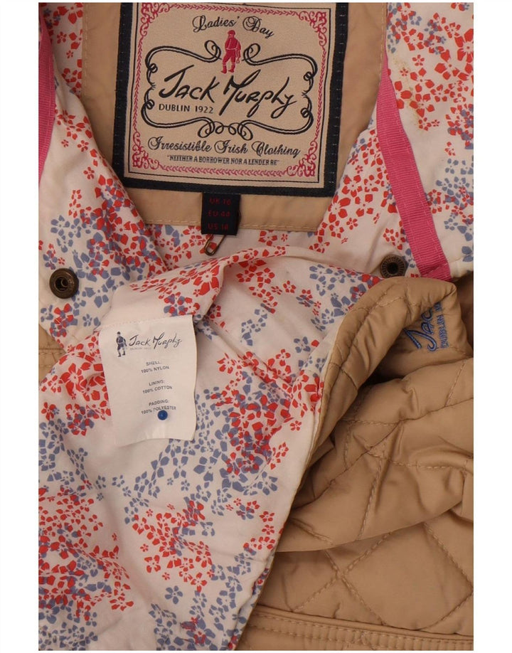 Jack Murphy Gilet matlasat pentru femei UK 16 mare, bej, nailon