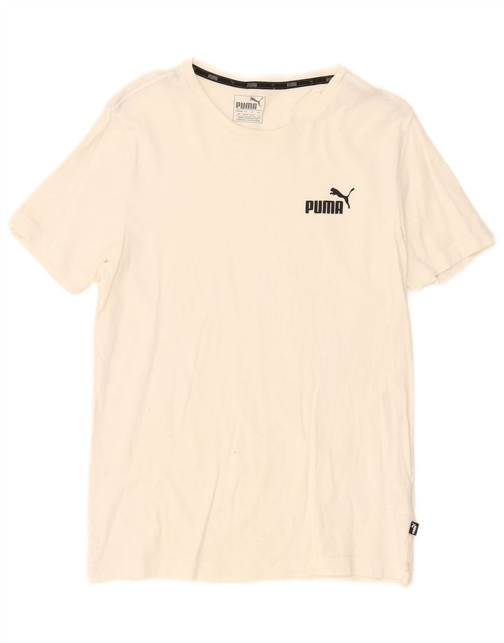Tricou pentru bărbați Puma Top mic din bumbac alb