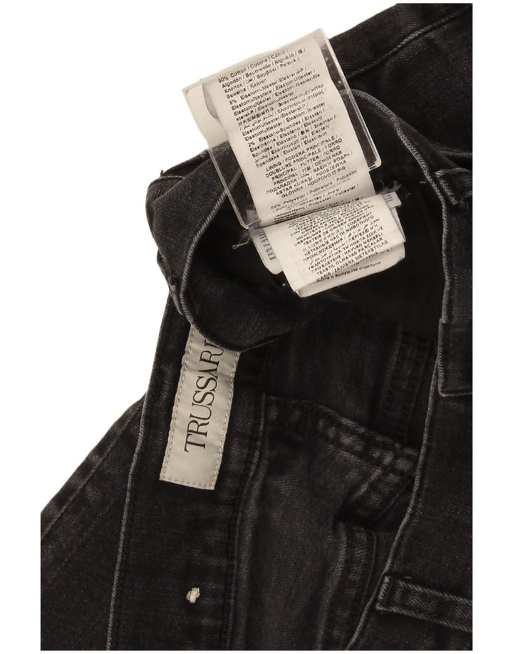 Trussardi blugi slim pentru bărbați W34 L28 bumbac gri