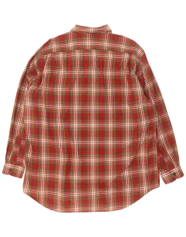 Cămașă mare pentru bărbați Abercrombie & Fitch, 2XL, roșu