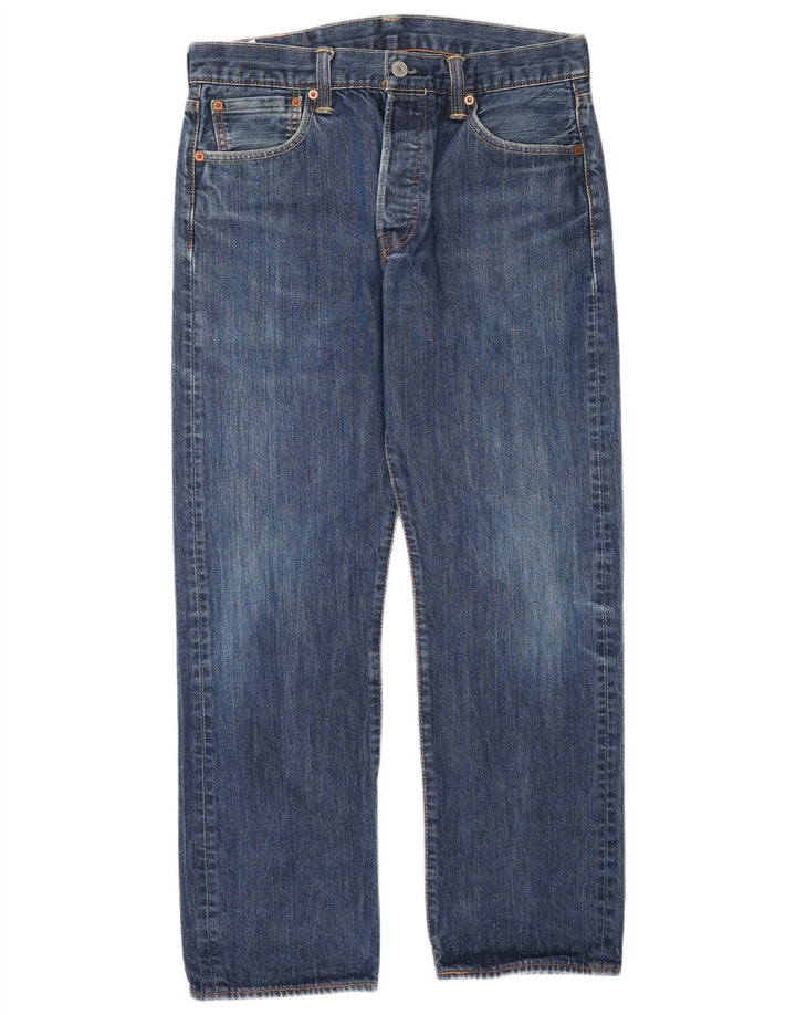 Blugi drepti pentru bărbați Levi's W32 L30 Bumbac albastru