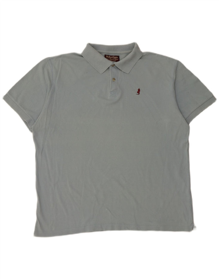 MARLBORO CLASSICS Tricou Polo XL Bumbac Albastru