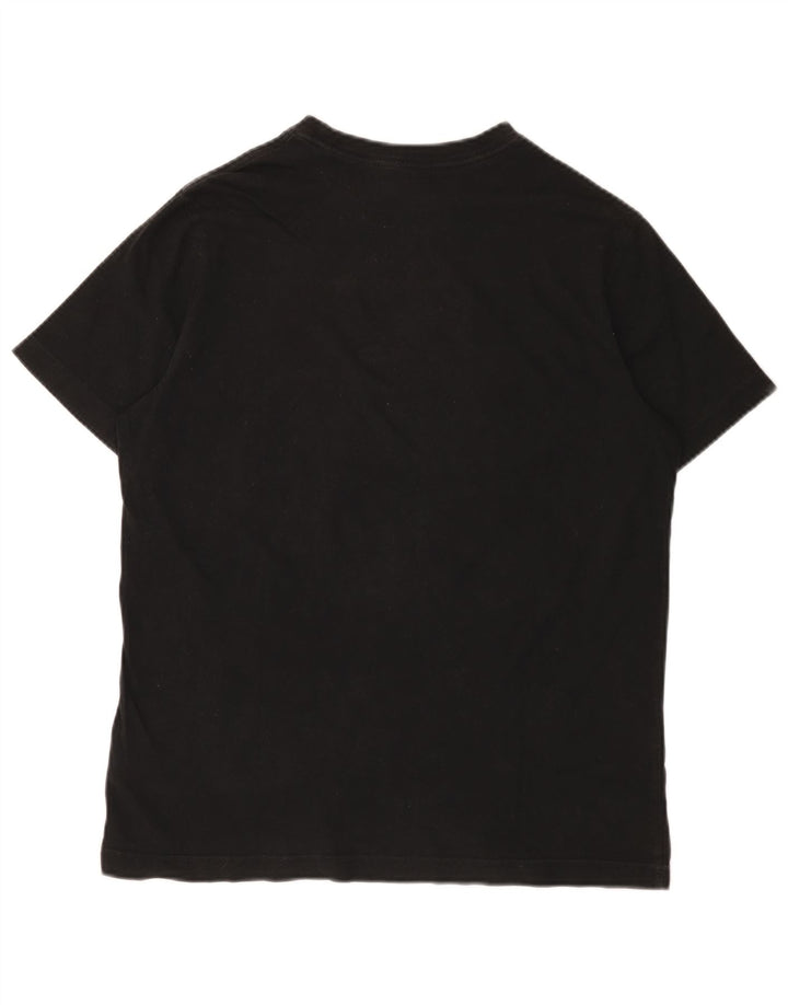 Tricou grafic NIKE pentru fete loose fit Top 13-14 ani XL bumbac negru