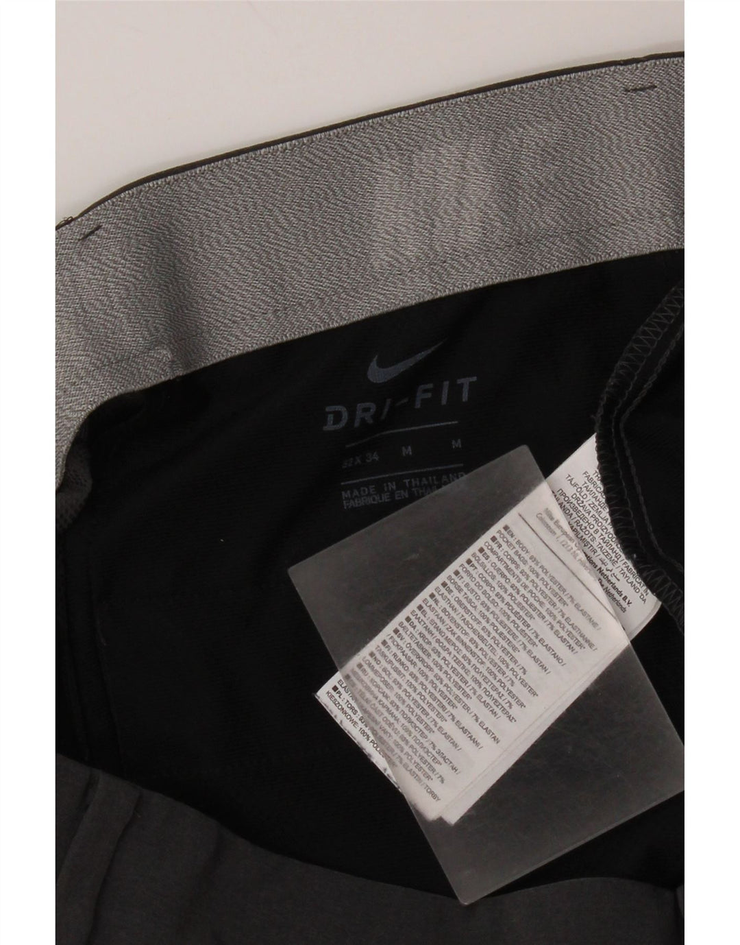 Pantaloni chino drepti pentru bărbați Nike W32 L34 poliester gri