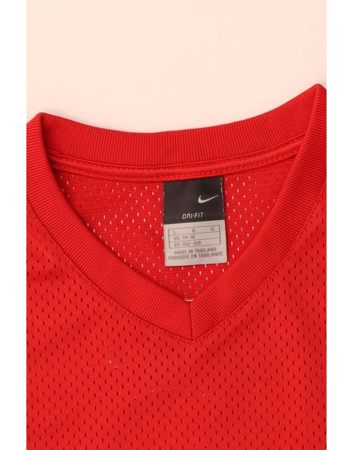 Vestă grafică Nike pentru băieți, 12-13 ani, mare, roșu