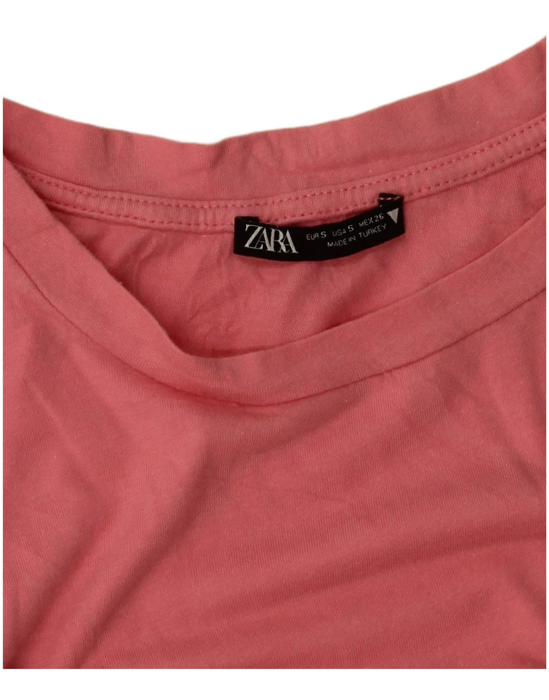 Tricou supradimensionat pentru femei Zara UK 10 Small Pink