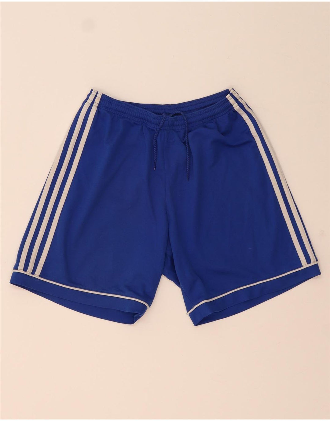Pantaloni scurți sport pentru bărbați Adidas Climalite, poliester mic, albastru