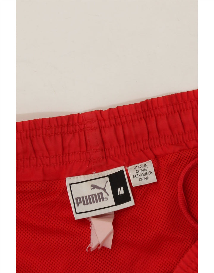 PUMA Mens Sport Shorts Medium Red Polyester Vintage Puma and Second-Hand Puma from Messina Hembry 