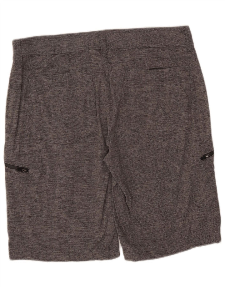 Pantaloni scurți cargo pentru bărbați Eddie Bauer W35, nailon mare, gri pete