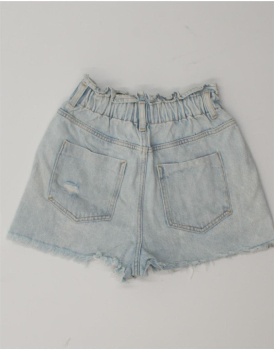 Pantaloni scurți din blugi pentru femei ZARA EU 34 2XS W24 Albastru