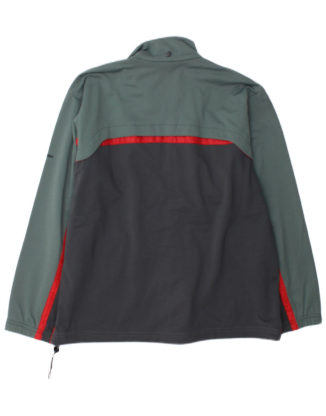 Jachetă de trening Diadora pentru băieți 14-15 ani, verde, poliester color bloc