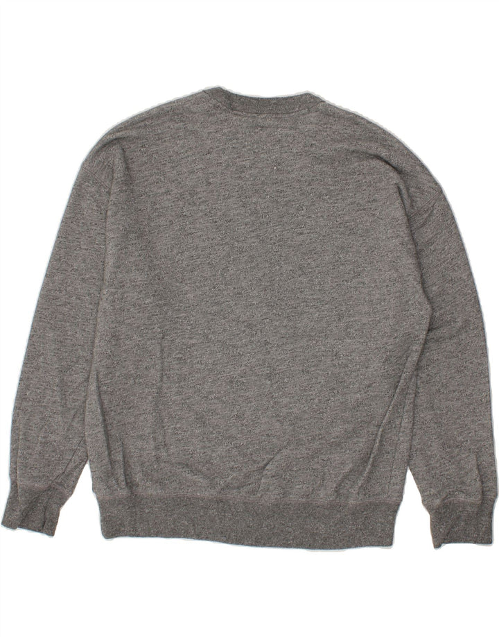 HOLLISTER Mens Sweatshirt Jumper Small Grey Flecked Cotton Vintage Hollister and Second-Hand Hollister from Messina Hembry 