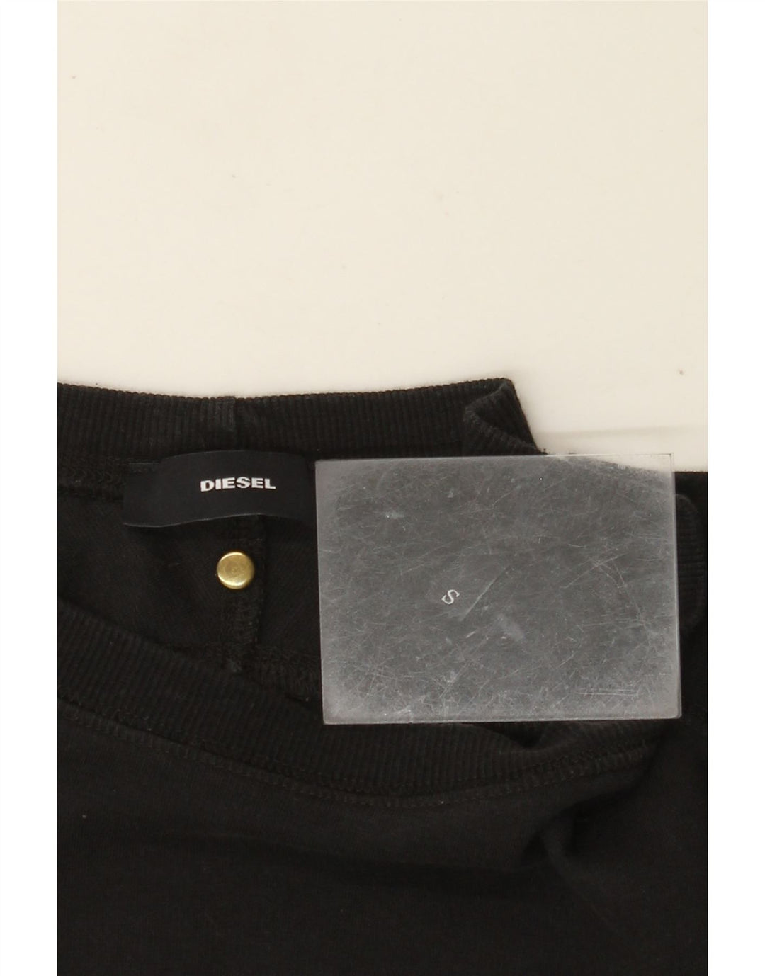 DIESEL Pulover grafic pentru bărbați Mic negru