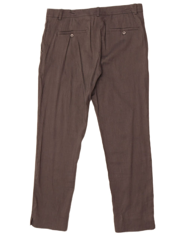 Pantaloni chino slim pentru femei Jigsaw UK 12 Medium W32 L28 Gri in