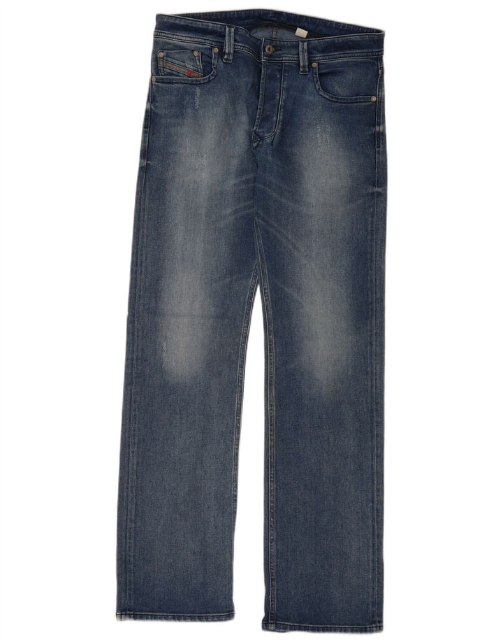 Blugi drepti pentru bărbați Diesel W31 L33 Bumbac albastru