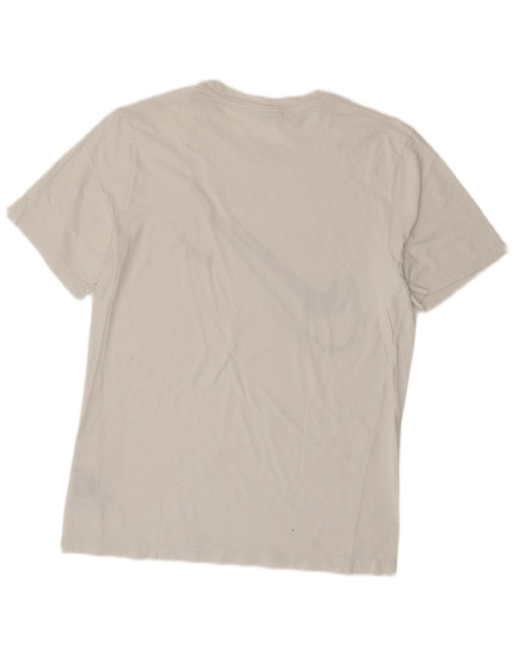 Tricou grafic pentru bărbați NIKE Top, mediu alb, bumbac
