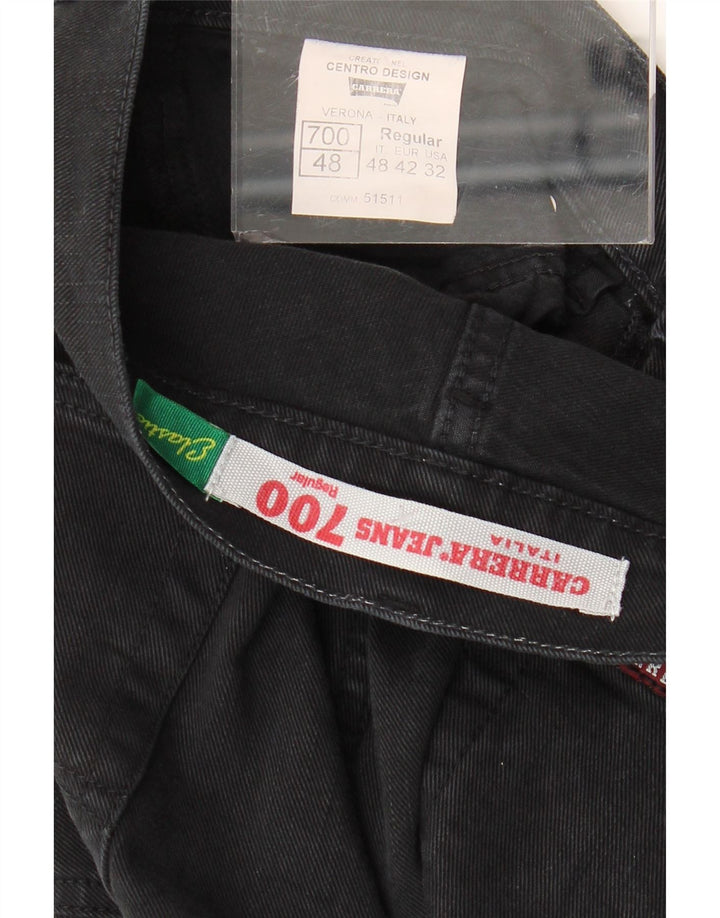 CARRERA Blugi 700 Regular Straight pentru bărbați W32 L35 bumbac negru