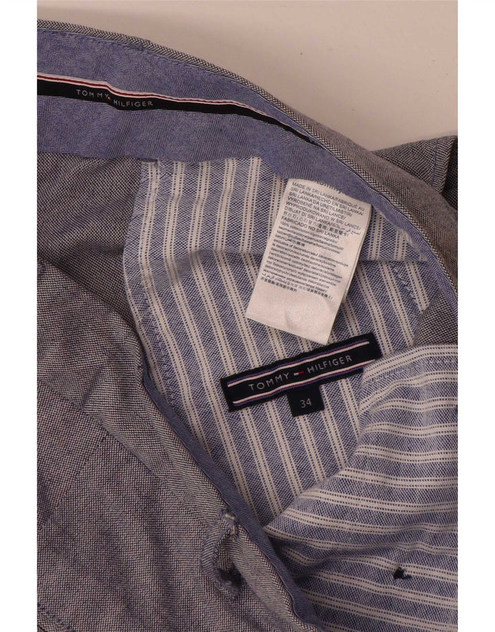 Pantaloni scurți chino obișnuiți pentru bărbați Tommy Hilfiger W34, bumbac albastru mare