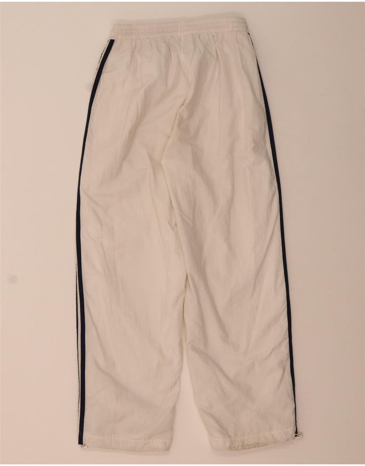 Pantaloni de trening Adidas pentru femei UK 12/14 Medium White Poliamid