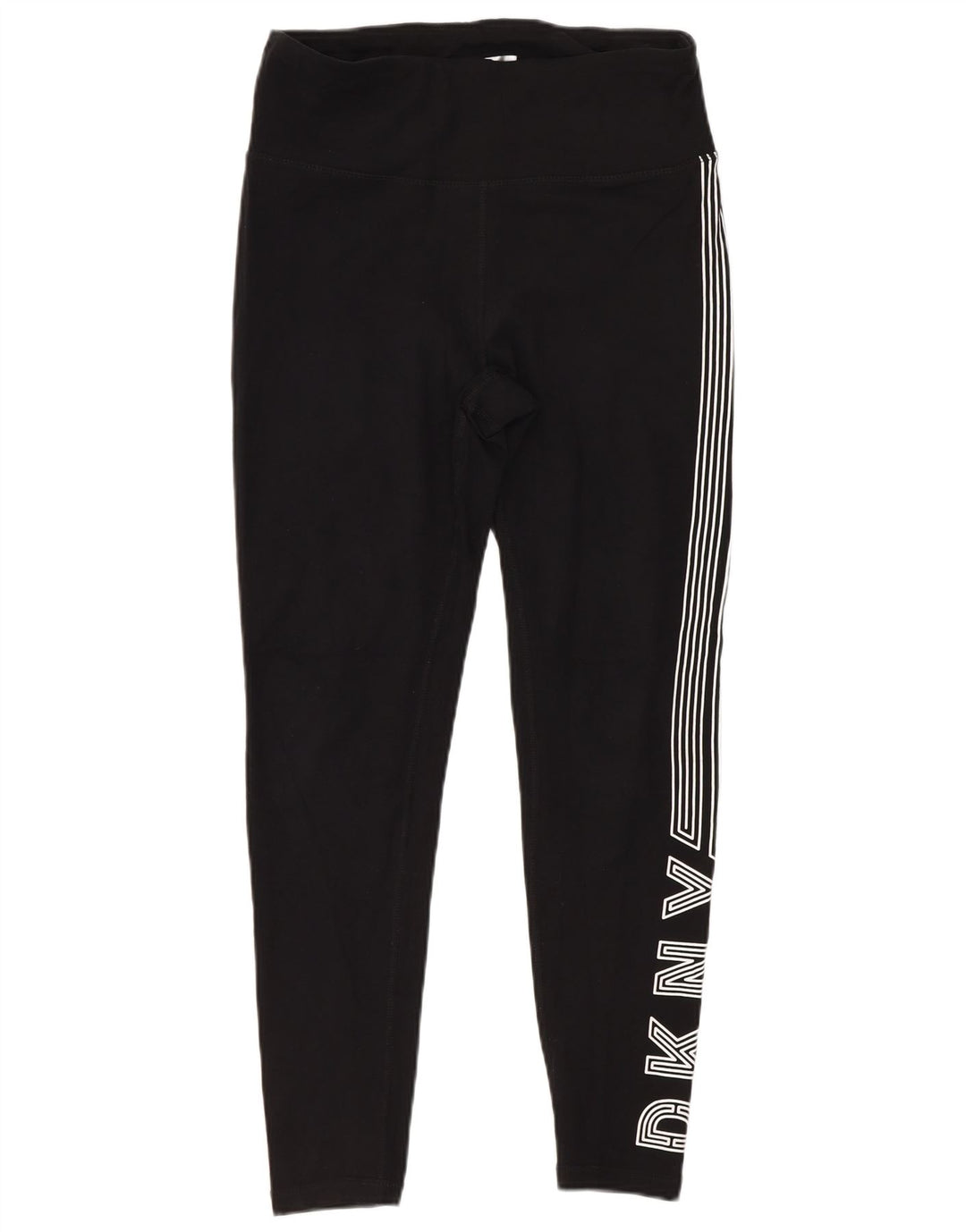 Dkny Leggings cu grafic pentru femei, bumbac negru mic
