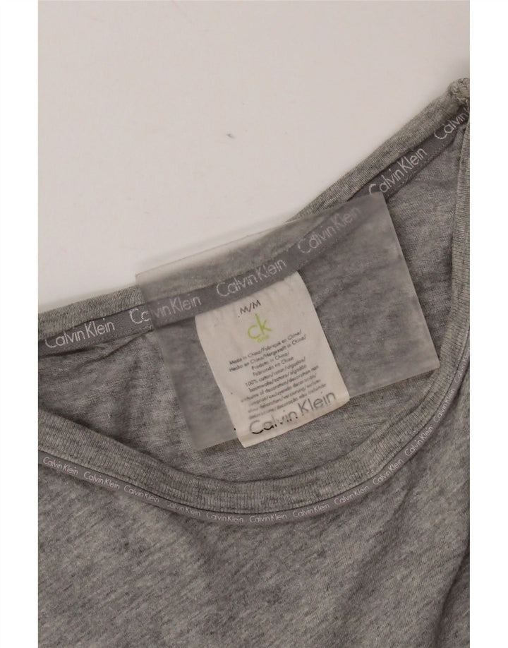 Tricou Calvin Klein pentru bărbați Top din bumbac cu pete gri mediu