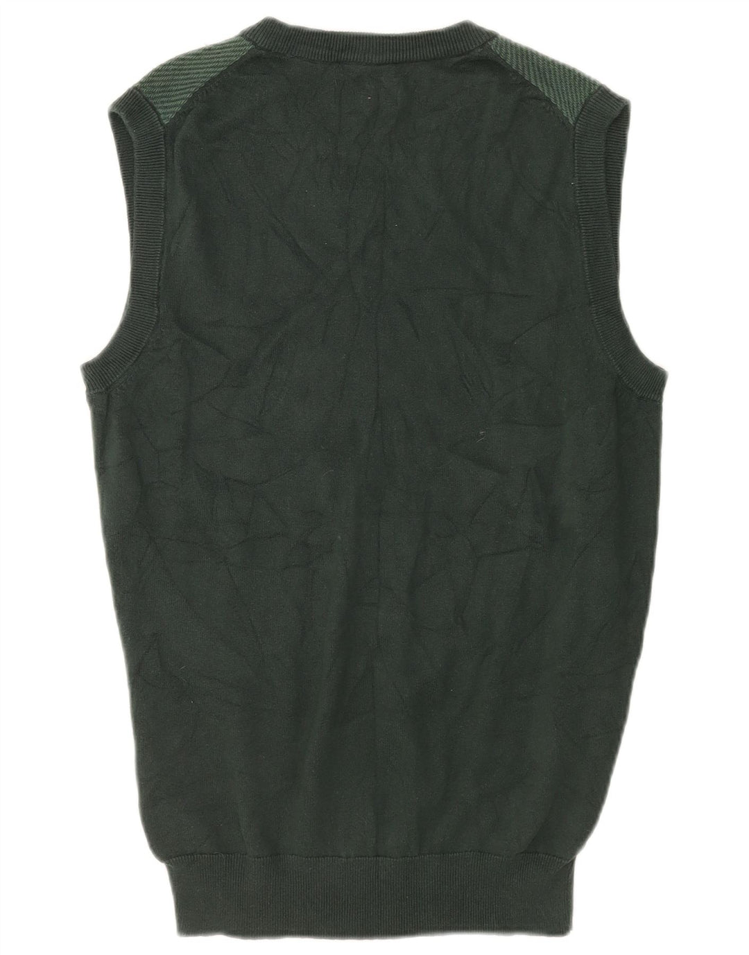 Chaps Mens Vest Tank Top Bumbac verde mic