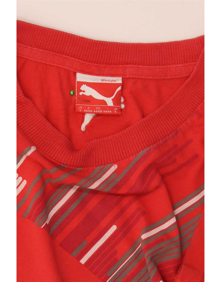 Tricou grafic Puma pentru bărbați Top mic cu dungi roșii