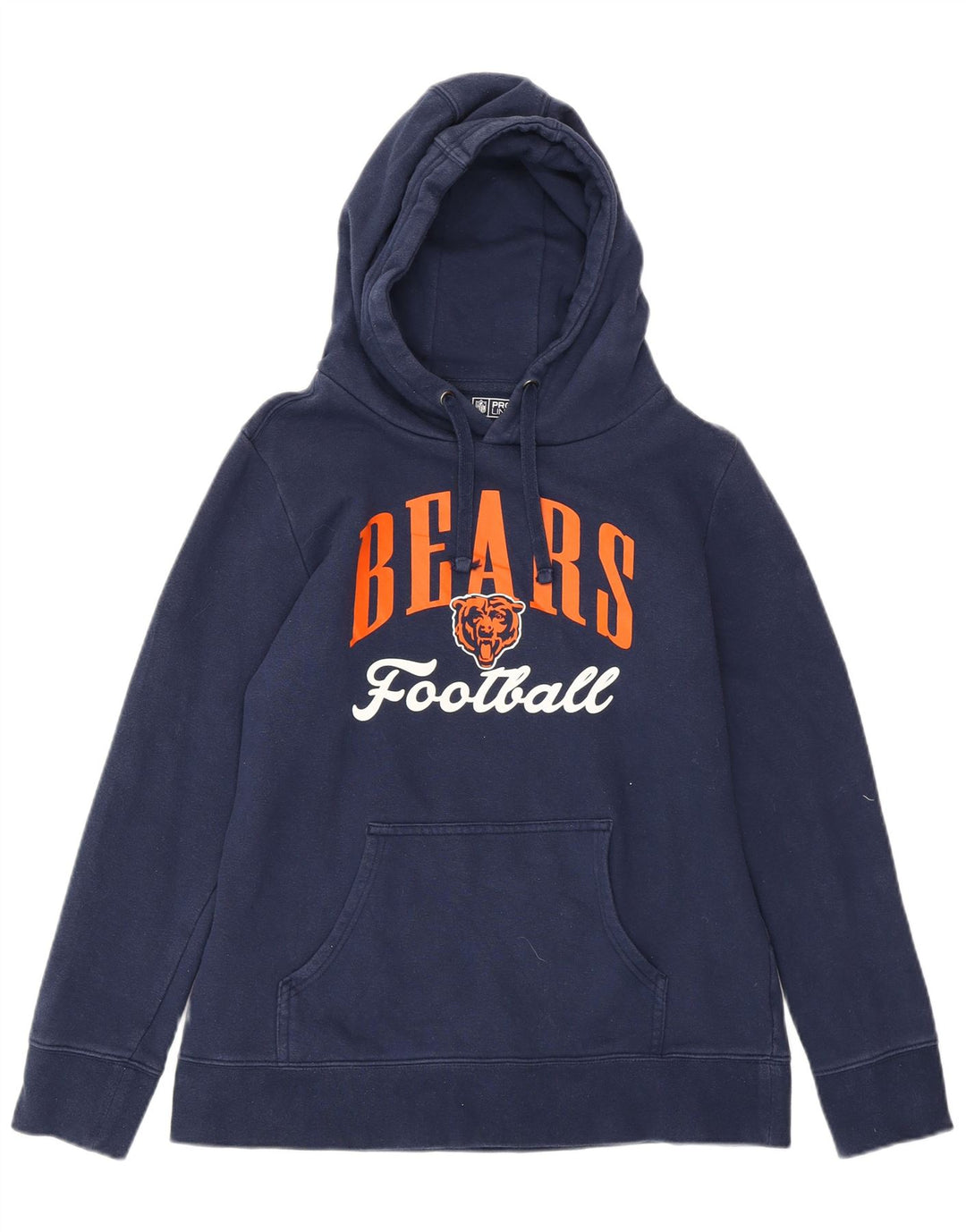 Pulover NFL pentru femei Chicago Bears cu capota cu grafică UK 14 Medium Bleumarin
