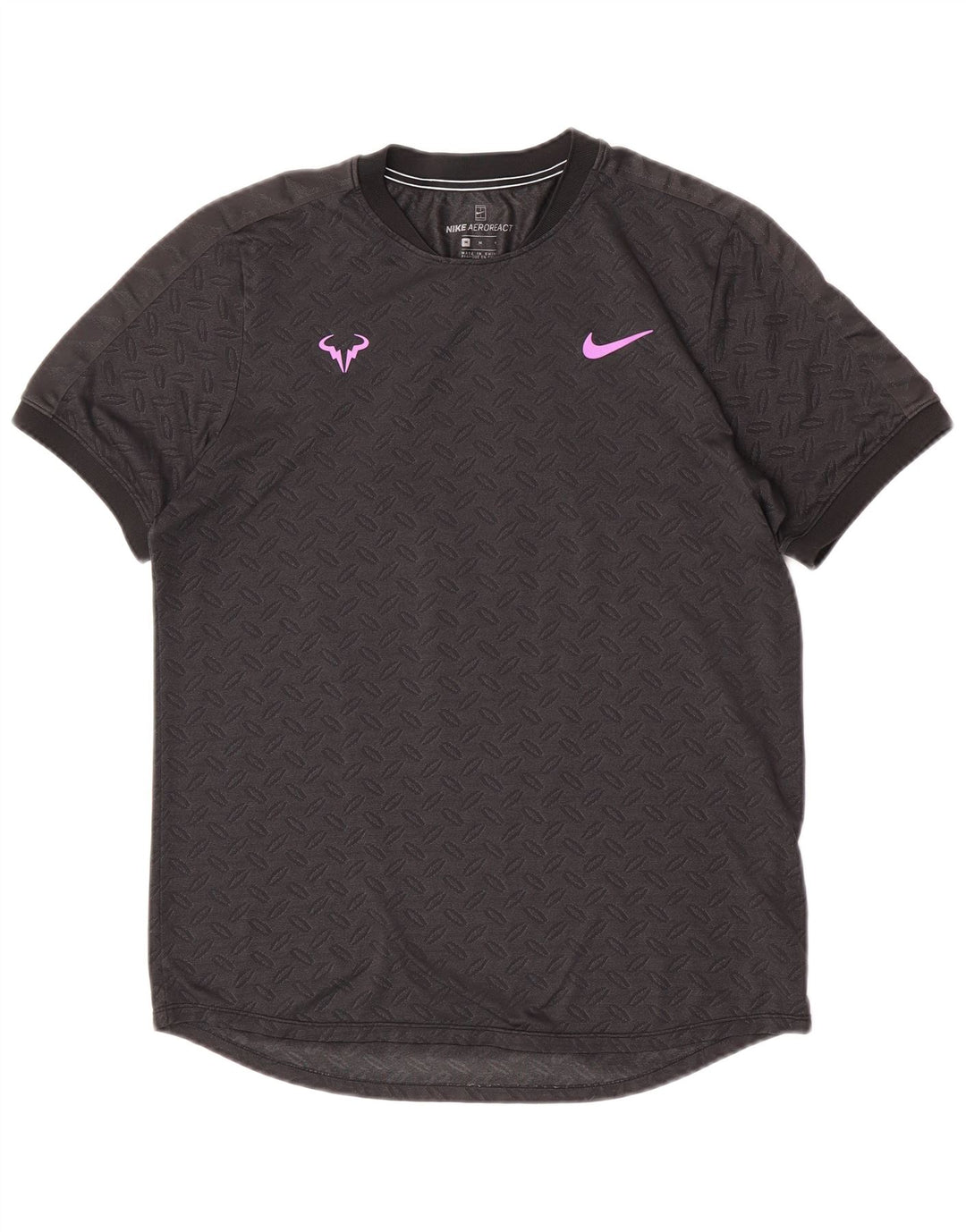 Tricou pentru bărbați Nike Top Mediu Gri Geometric