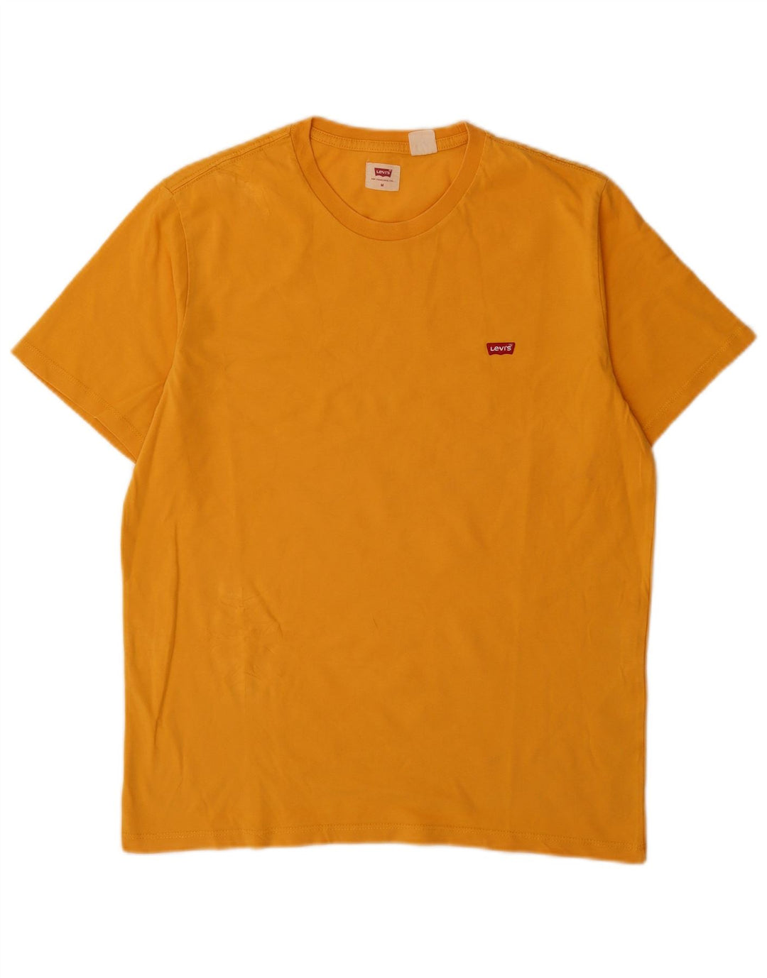Tricou pentru bărbați Levi's Top din bumbac galben mediu
