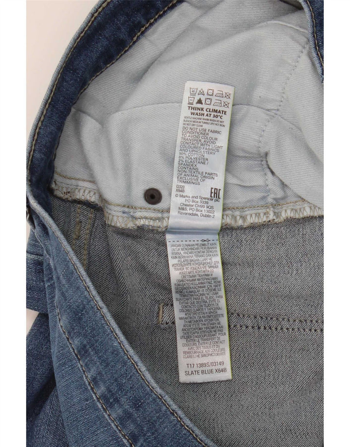Blugi slim pentru bărbați Marks & Spencer W34 L31 albastru