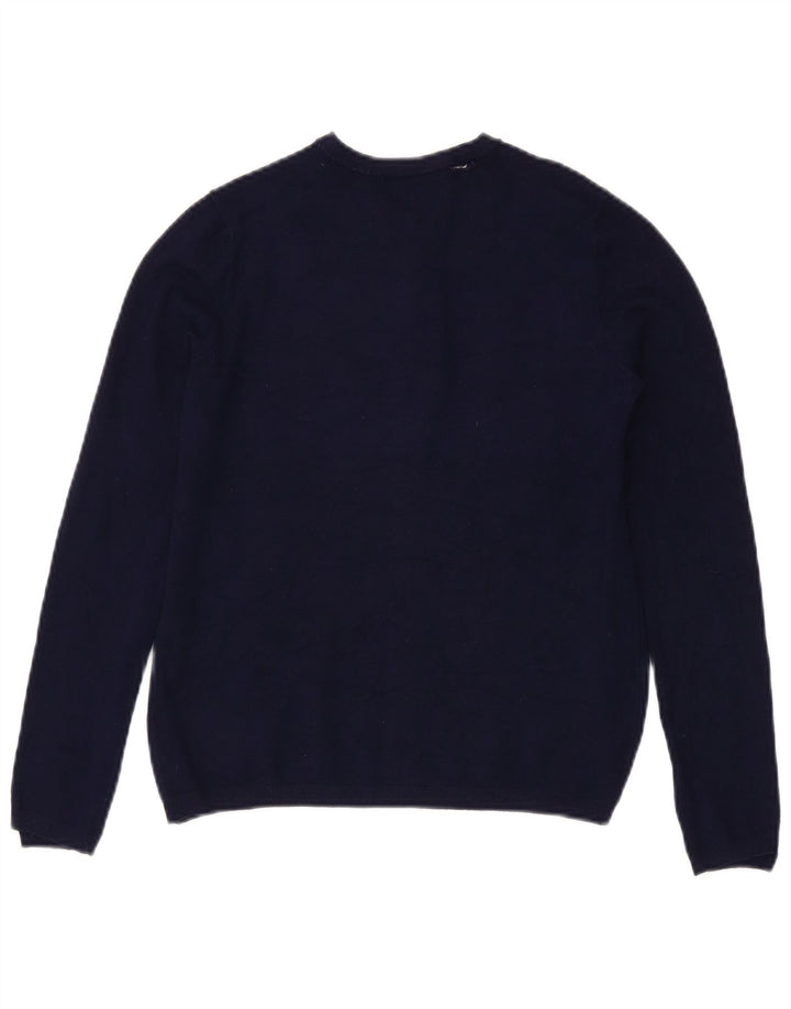 Pulover cardigan pentru femei ZARA UK 12 Medium Bleumarin