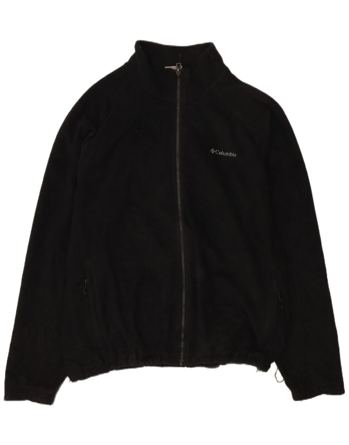 Jachetă Columbia Interchange Fleece pentru bărbați XL, poliester negru