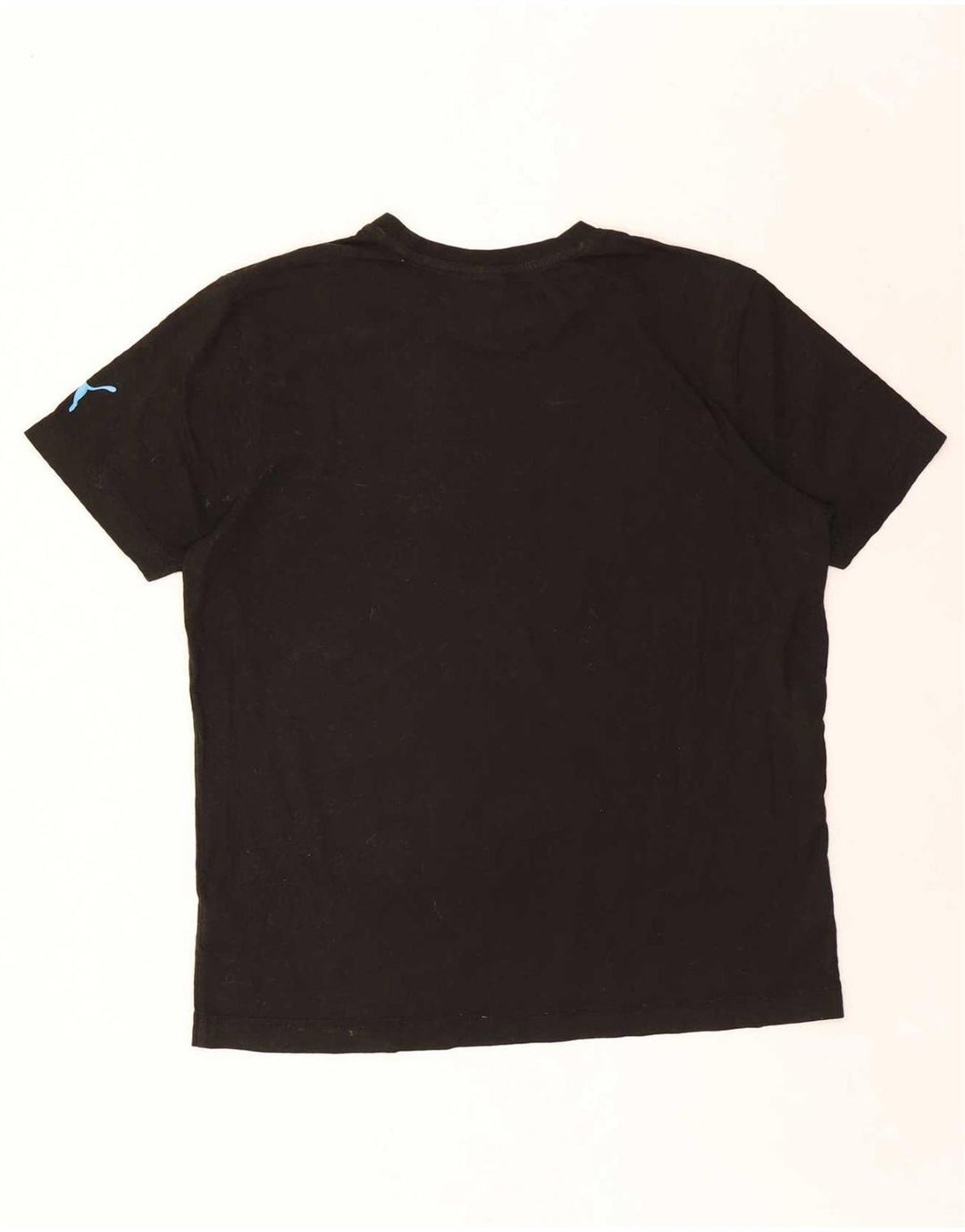 Tricou grafic Puma pentru bărbați Top mare din bumbac negru