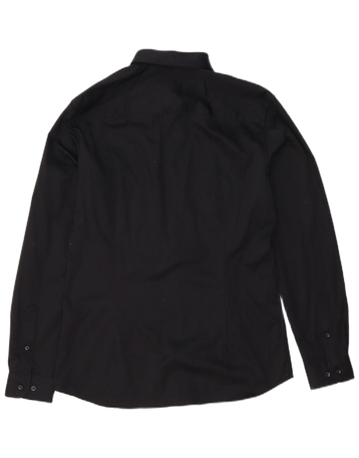 Cămașă Jack & Jones pentru bărbați, mare, negru, bumbac