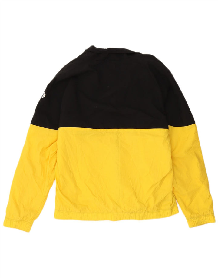 Jachetă de top pentru trening cu grafică Nike pentru bărbați, din poliester color block, galben mic