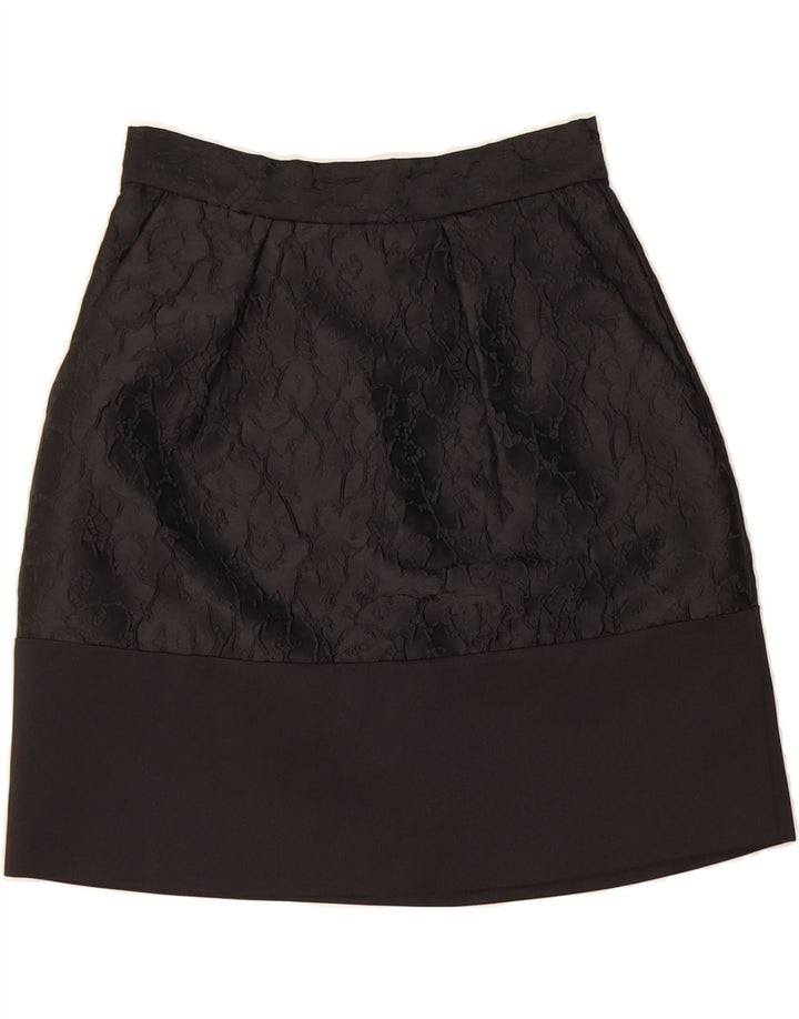 COAST Womens High Waist Mini Skirt UK 8 Small W26  Black Polyester Vintage Coast and Second-Hand Coast from Messina Hembry 